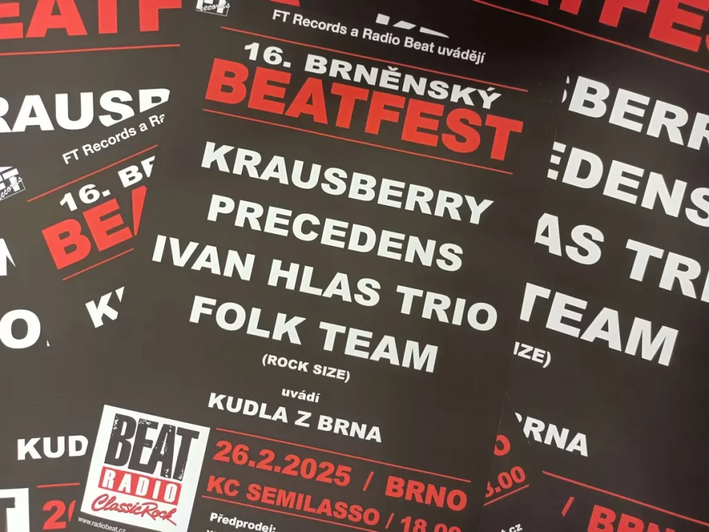 Tisk plakátů na Brněnský Beatfest 2025
