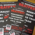 Tisk plakatů na Beatfest Brno