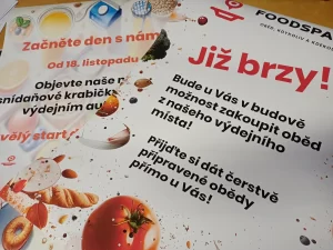 Tisk plakátu pro Foodspace Brno