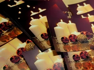 Vánoční samolepky - výroba v Brně