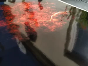 Fotografie s lesklou tekutou laminací – ukázka tisku