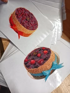 Laminace fotografií pro cukrárnu Větrník v Brně