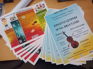 Plakáty na kulturní akci