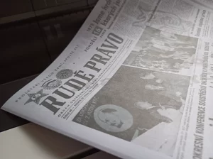 Tisk novin na zakázku – ukázka Rudé Právo