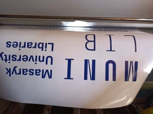 Tisk posteru pro Masarykovu univerzitu v Brně