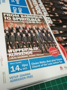 Tisk letáků na kulturní akci