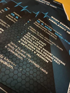 Letáky A5 pro fitness centrum Body Express Medlánky