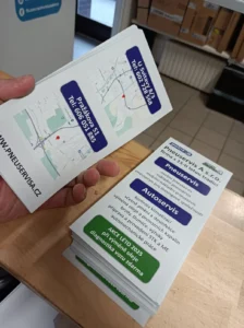 Letáky pro pneuservis v Brně – komplexní výroba a tisk
