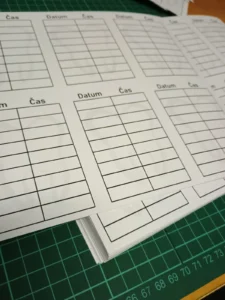 Objednácí kartíčky pro dentální hygienistku v Brně